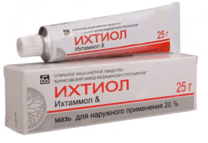 Ихтиоловая мазь от черных точек и прыщей